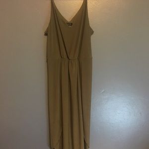 1.state green midi dress